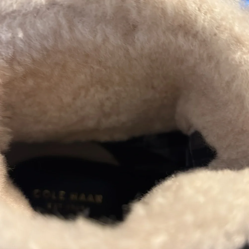 Cole Haan Grand OS Black Suede Ankle Boots Size 9.5